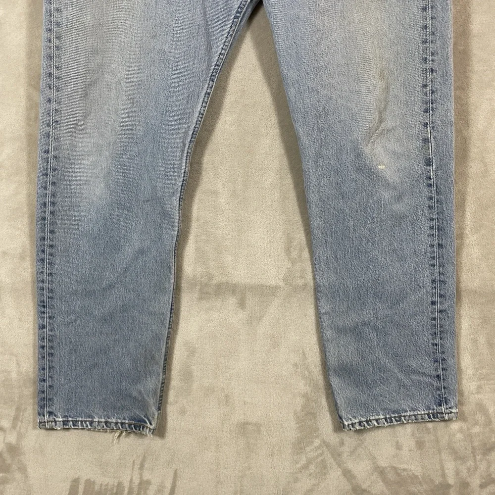 Vtg Levis 501 Jeans Mens 36x32 (fit 34x30) Blue Denim USA Made 90s FLAW READ